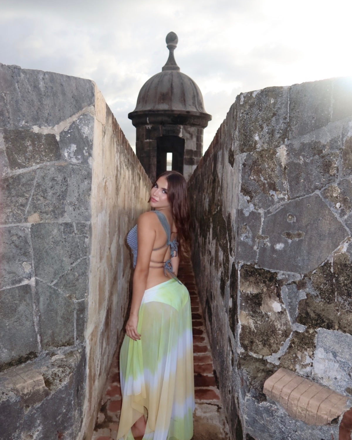 Solemar Macramé Dress